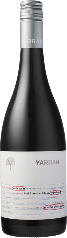 Yarran Wines A Few Words Whole Bunch Shiraz 2024
